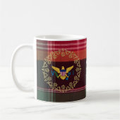 US Jungfrau Islands St Croix USVI Madras Custom Kaffeetasse (Links)