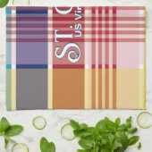 US Jungfrau Islands St. Croix USVI Madras Geschirrtuch (Gefaltet)