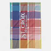 US Jungfrau Islands St. Croix USVI Madras Geschirrtuch (Vertikal)