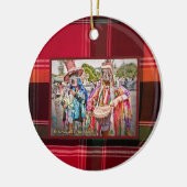 US Jungfrau Islands St. Croix USVI Masqueraders Keramik Ornament (Links)