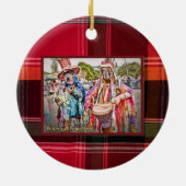 US Jungfrau Islands St. Croix USVI Masqueraders Keramik Ornament (Hinten)