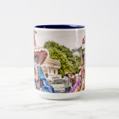 US Jungfrau Islands St. Croix USVI Masqueraders Zweifarbige Tasse (Mittel)