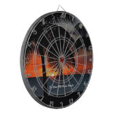 US Jungfrau Islands St Croix USVI Sunset Custom Dartscheibe (Vorderseite Links)