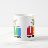 US Jungfrau Islands St. Croix USVI Tropical Kaffeetasse (Mittel)