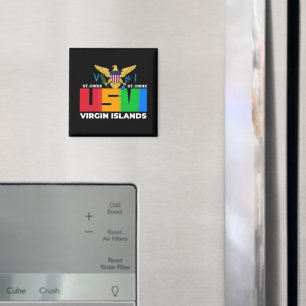 US Jungfrau Islands St. Croix USVI Tropical Magnet