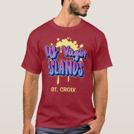 US Jungfrau Islands St. Croix USVI Tropical T-Shirt