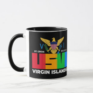 US Jungfrau Islands St. Croix USVI Tropical Tasse