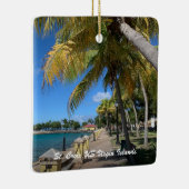 US Jungfrau Islands St. Croix USVI Weihnachten Keramikornament (Rechts)