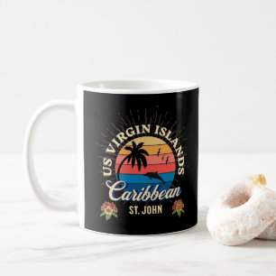 US Jungfrau Islands St John USVI Personalize Kaffeetasse