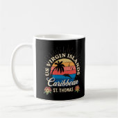 US Jungfrau Islands St. Thomas USVI Personalize Kaffeetasse (Links)