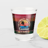 US Jungfrau Islands St. Thomas USVI Schnapsglas (Vorderseite)