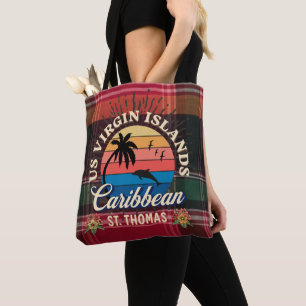 US Jungfrau Islands St. Thomas USVI Tropical Madra Tasche
