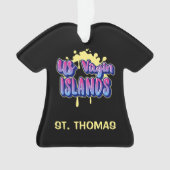 US Jungfrau Islands St. Thomas USVI Weihnachten Ornament (Vorderseite)