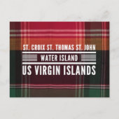 US Jungfrau Islands USVI Madras Karibik Postkarte (Vorderseite)