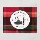 US Jungfrau Islands USVI Madras St Croix Dancers Postkarte (Vorderseite)