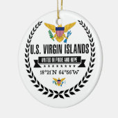 US-Jungfrau Keramik Ornament (Links)