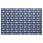 US-Jungfrau - Navy & White Fabric Stoff (Fat Quarter (45,7 x 55,9 cm))