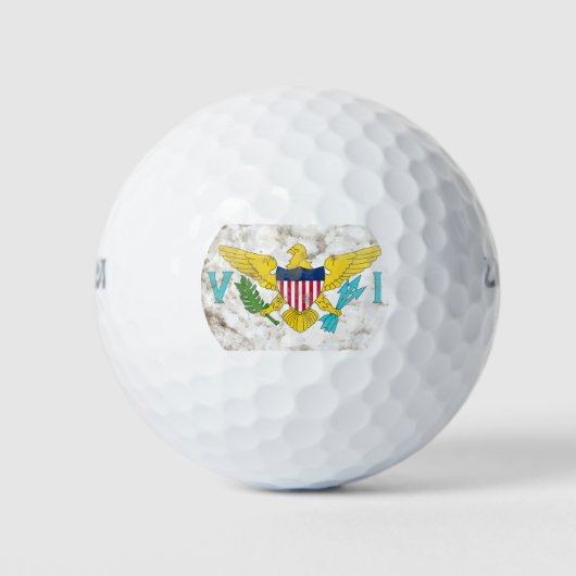US-Jungfrauen Golfball (Vorderseite)