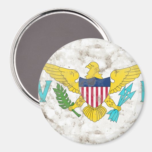 US-Jungfrauen Magnet (Vorderseite/Rückseite)