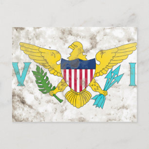 US-Jungfrauen Postkarte