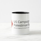US-Kampagne für Palästinenser berichtigt Tasse (Zentrum)