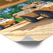 US-KAMPFFAHRZEUGE "MONTAGE" POSTER (Ecke)