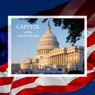 US-Kapitol feiert 250-jähriges Jubiläum bei Sonnen Postkarte