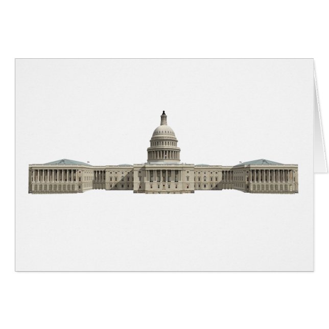 US-Kapitolgebäude: Washington DC (Vorderseite (Horizontal))