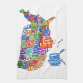 US-KARTE KÜCHENTUCH (Vertikal)