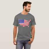 US-Karte T-Shirt (Vorne ganz)
