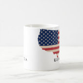 US-Karte-Tasse Kaffeetasse (Mittel)