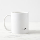 US-Karte-Tasse Kaffeetasse (Links)
