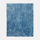 US-Karten-Plan Fleecedecke (Vorderseite)