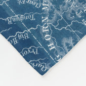 US-Karten-Plan Fleecedecke (Ecke)