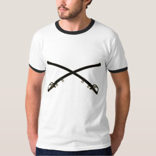 US-KAVALLERIE KREUZTE SABRE ÜBERWUNDENEN SPORT T-Shirt