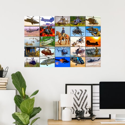 US-KAVIERAFTUNG "MONTAGE" POSTER (Heimbüro)