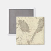 US-Kohlefelder Magnet (Vorderseite/Rückseite)