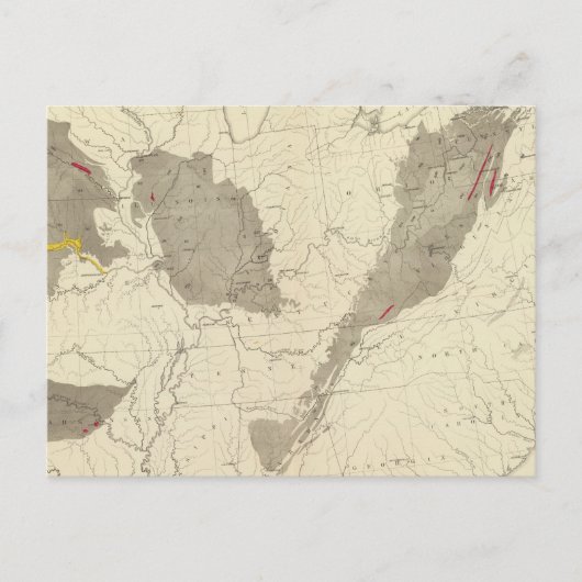 US-Kohlefelder Postkarte (Vorderseite)