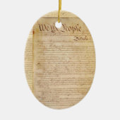 US-KONSTITUTION KERAMIK ORNAMENT (Vorne)
