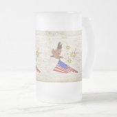 US-Konstitution Mattglas Bierglas (VorderseiteRechts)
