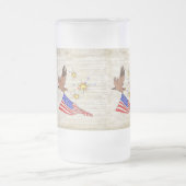 US-Konstitution Mattglas Bierglas (Mittel)