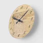 US-KONSTITUTION RUNDE WANDUHR (Winkel)