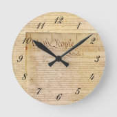 US-KONSTITUTION RUNDE WANDUHR (Vorderseite)
