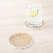 US-KONSTITUTION SANDSTEIN UNTERSETZER (Seite)