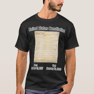 US-Konstitution starb 1/20/09 T-Shirt