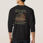 US-Konstitution Sweatshirt (Rückseite)
