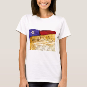US-Konstitution und -amerikanische Flagge T-Shirt