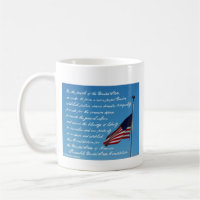 US-Konstitutions-Präambel-Flaggen-Tasse