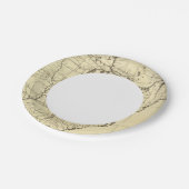 US-Kontur Pappteller (Schrägansicht)