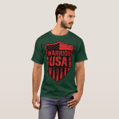 US-Kriegerin usa Grunge T-Shirt (Vorne ganz)